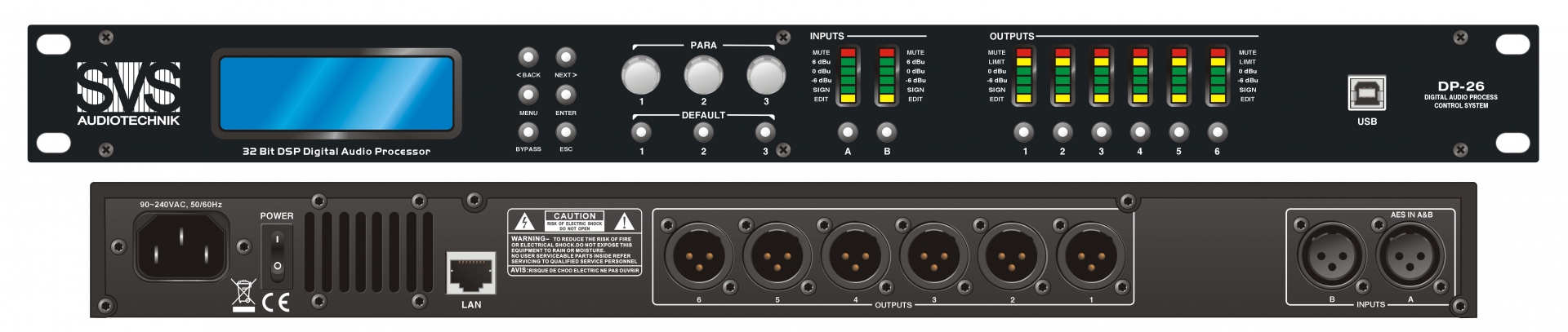 SVS Audiotechnik DP-26 Цифровой процессор: 2 входа 6 выходов в Шатуре