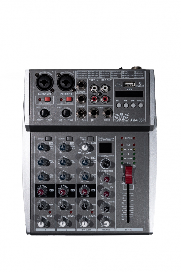 SVS Audiotechnik mixers AM-4 DSP Аналоговый микшерный пульт, 4-канала в Шатуре