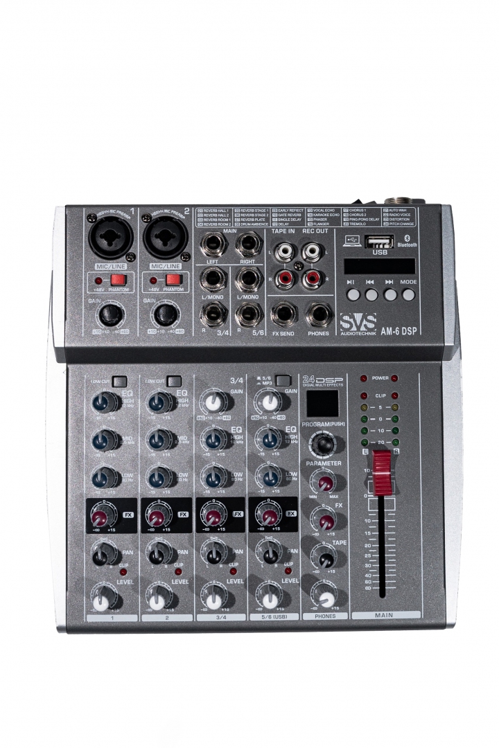 SVS Audiotechnik mixers AM-6 DSP Микшерный пульт аналоговый, 6-канальный SVS Audiotechnik mixers в Шатуре