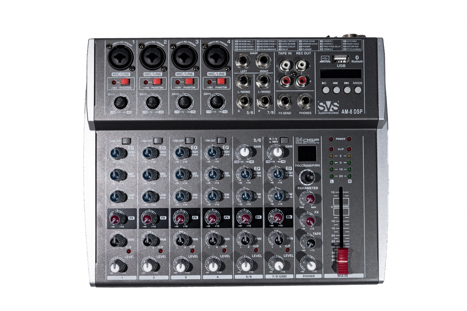 SVS Audiotechnik mixers AM-8 DSP Микшерный пульт аналоговый, 8-канальный в Шатуре